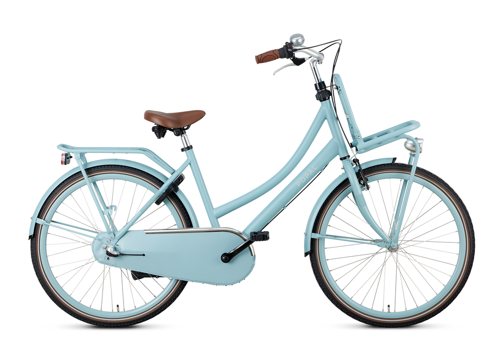 Popal Meisjesfiets daily dutch basic+ 26 :: matt blue :: 26 inch staal k83