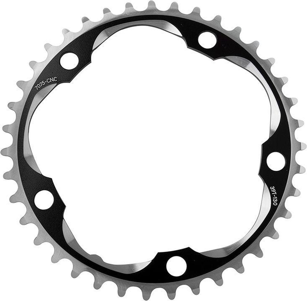 Gebhardt sunrace blad race 39t 5-arm 130 zwart 10v