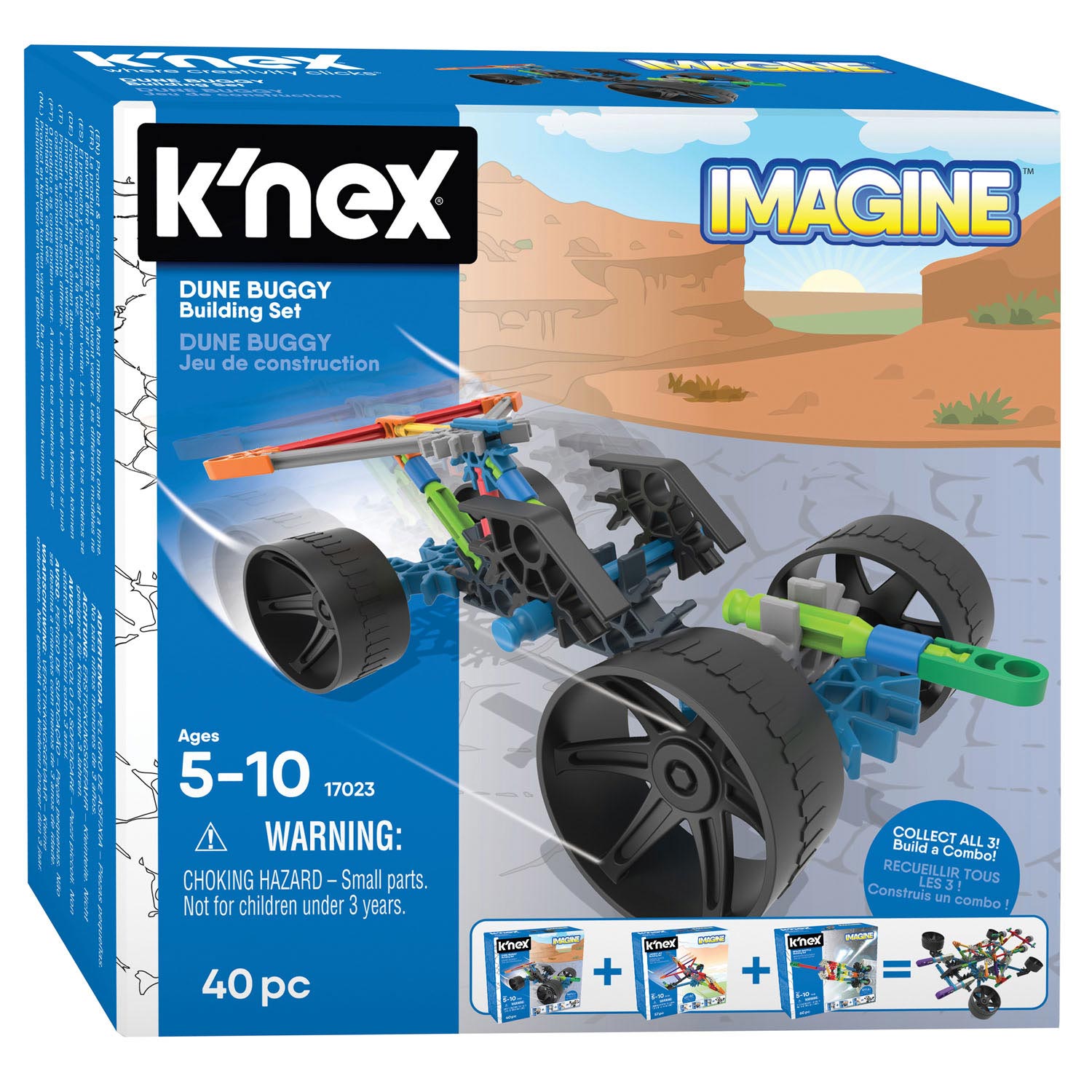 K'nex bouwset - dune buggy, 40dlg.