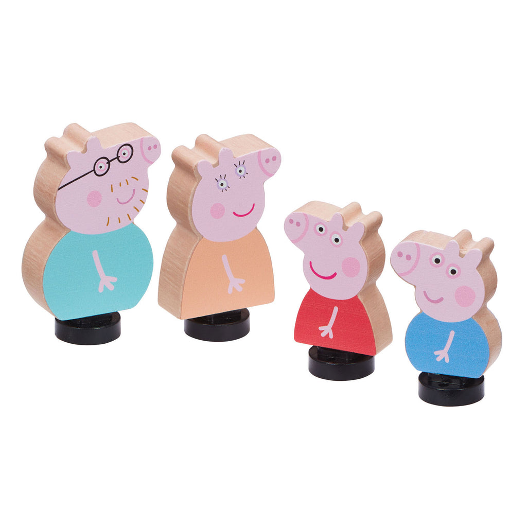 Boti Speelfiguren Familie Hout, 4st.