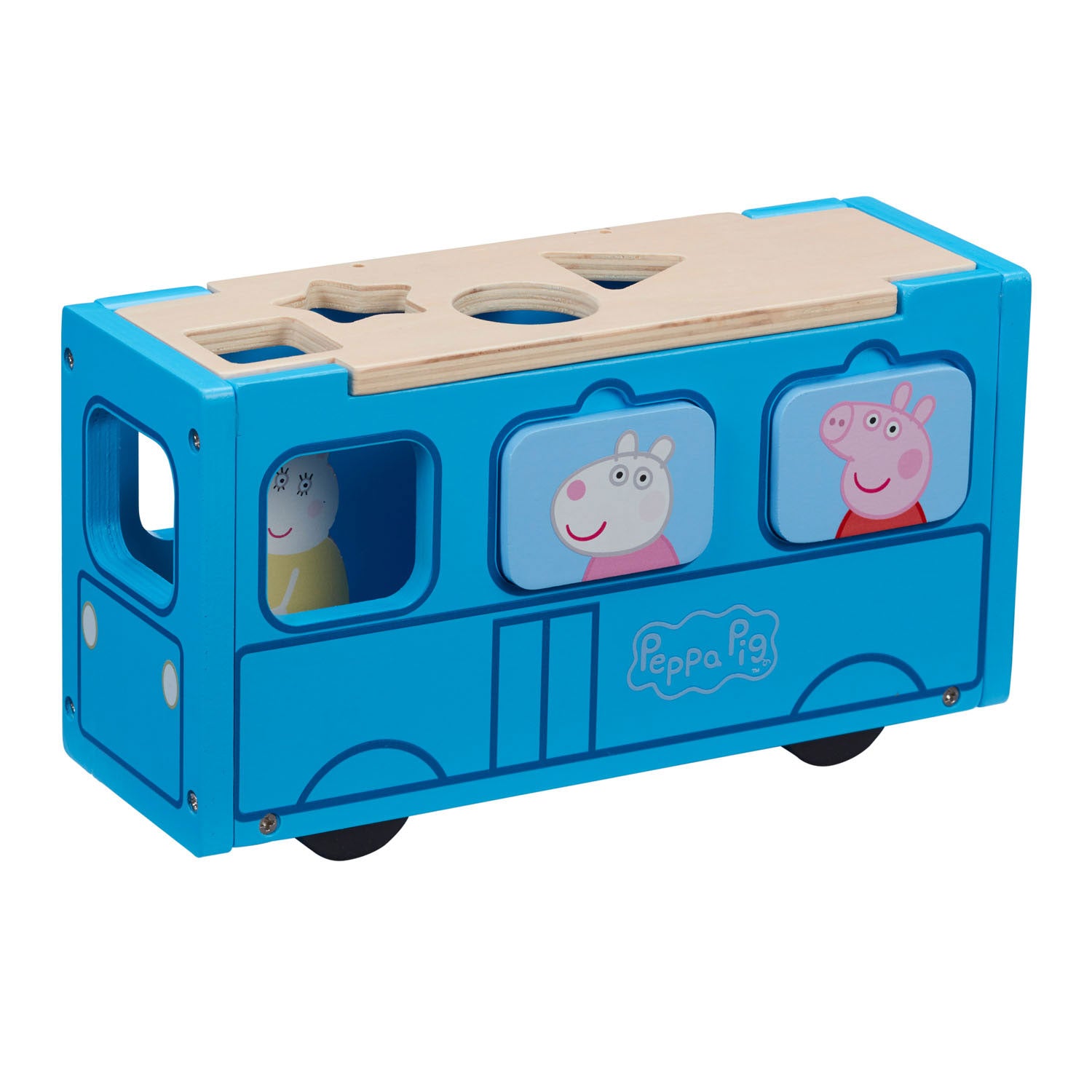 Boti Schoolbus Vormenstoof Hout