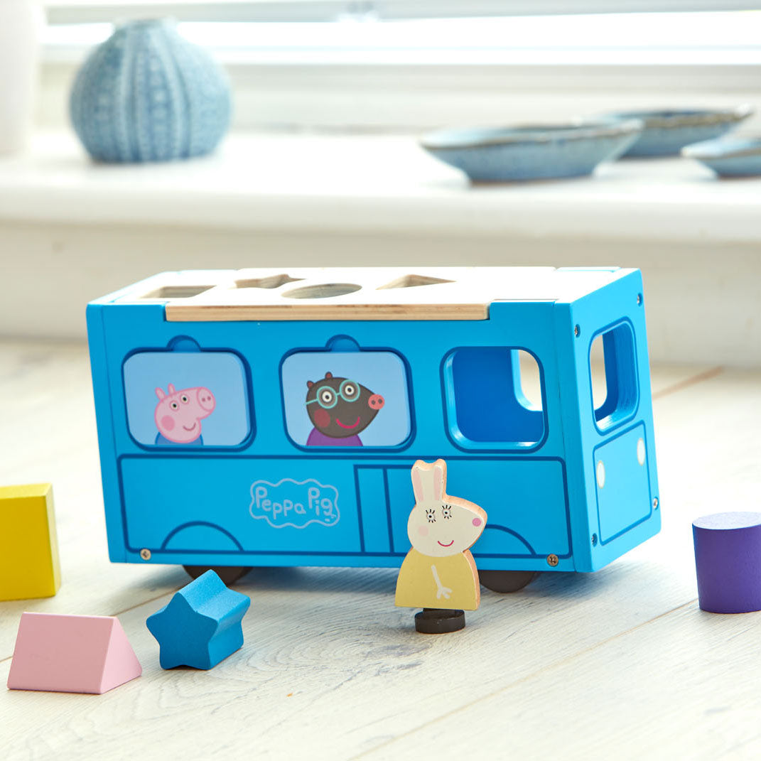 Boti Schoolbus Vormenstoof Hout