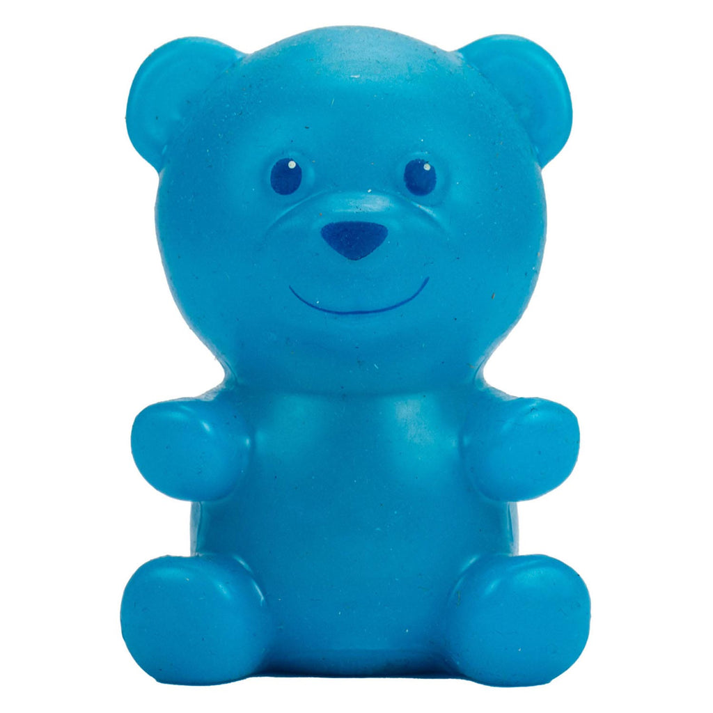 Jiggly pets gummymals gummy bear 12 cm + licht en geluid blauw