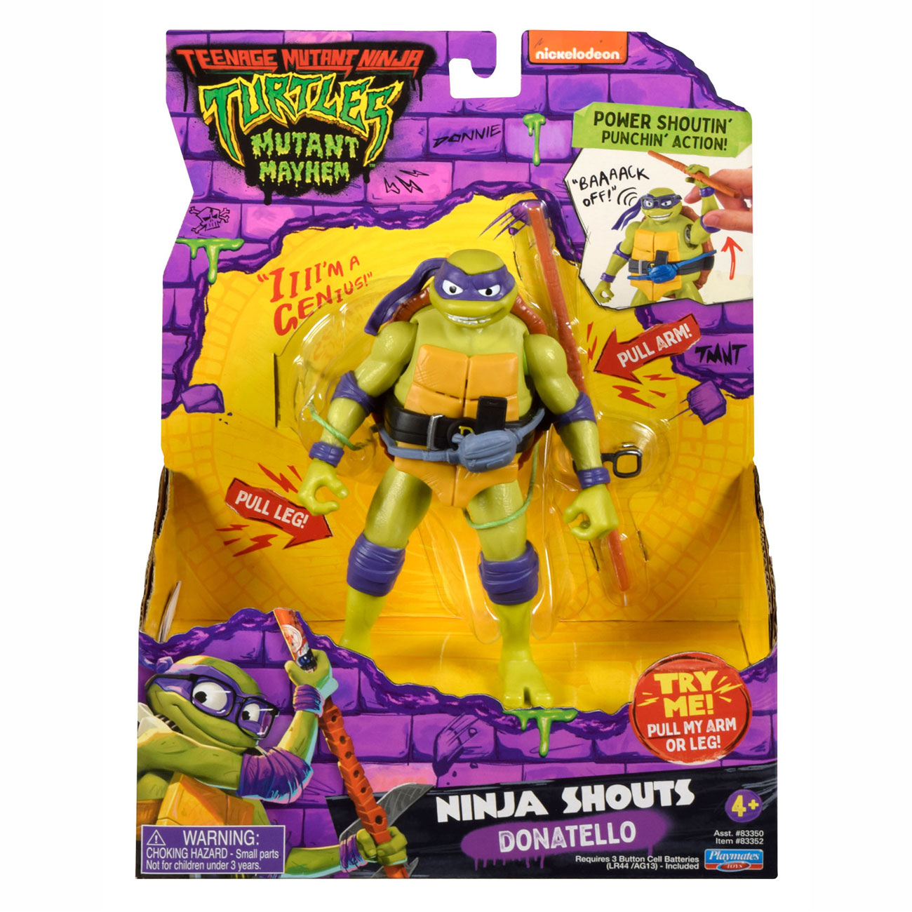 Boti Teenage Mutant Ninja Turtles Ninja Shouts Speelfiguur Donatello