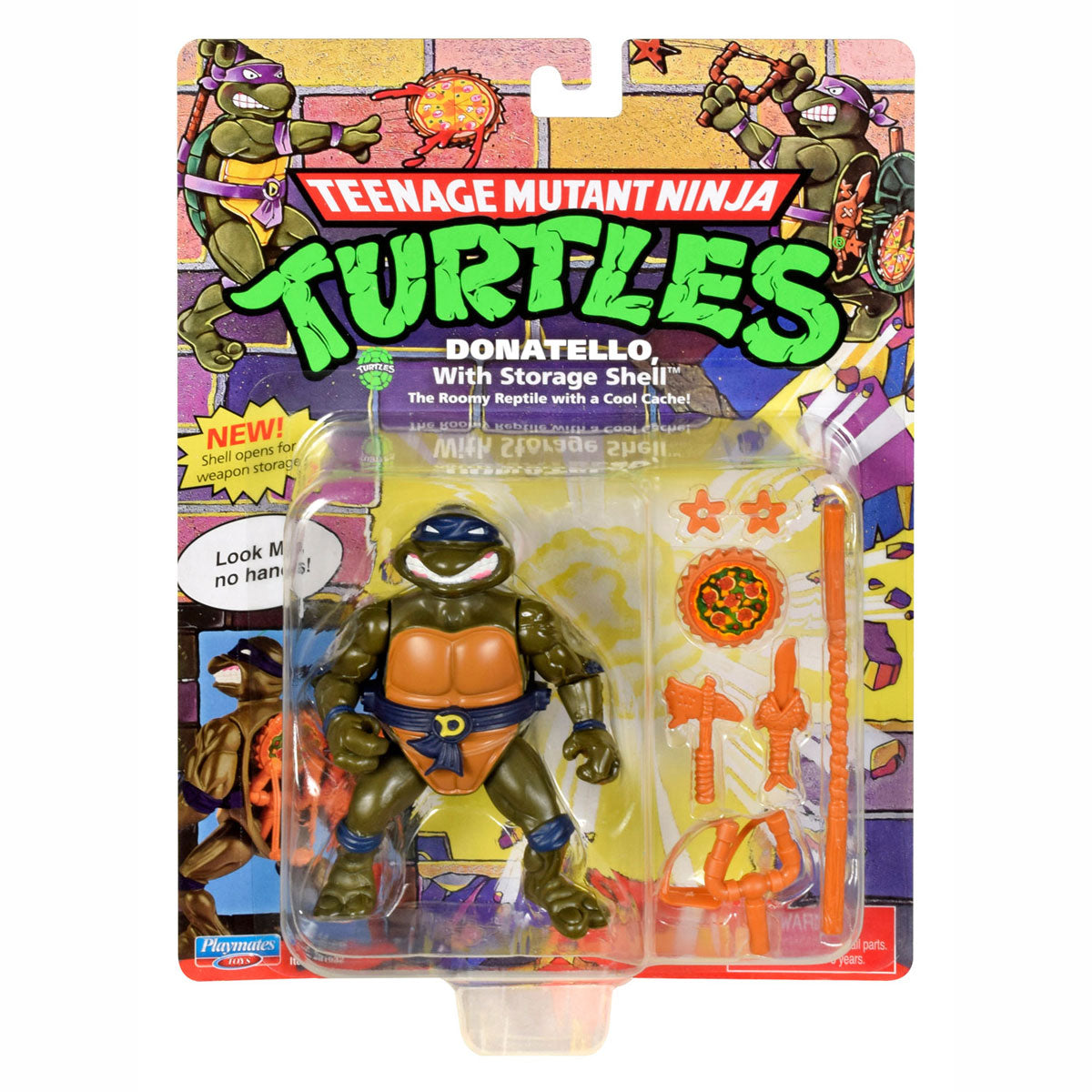 Boti Teenage Mutant Ninja Turtles Speelfiguur met Opbergschild Donatello