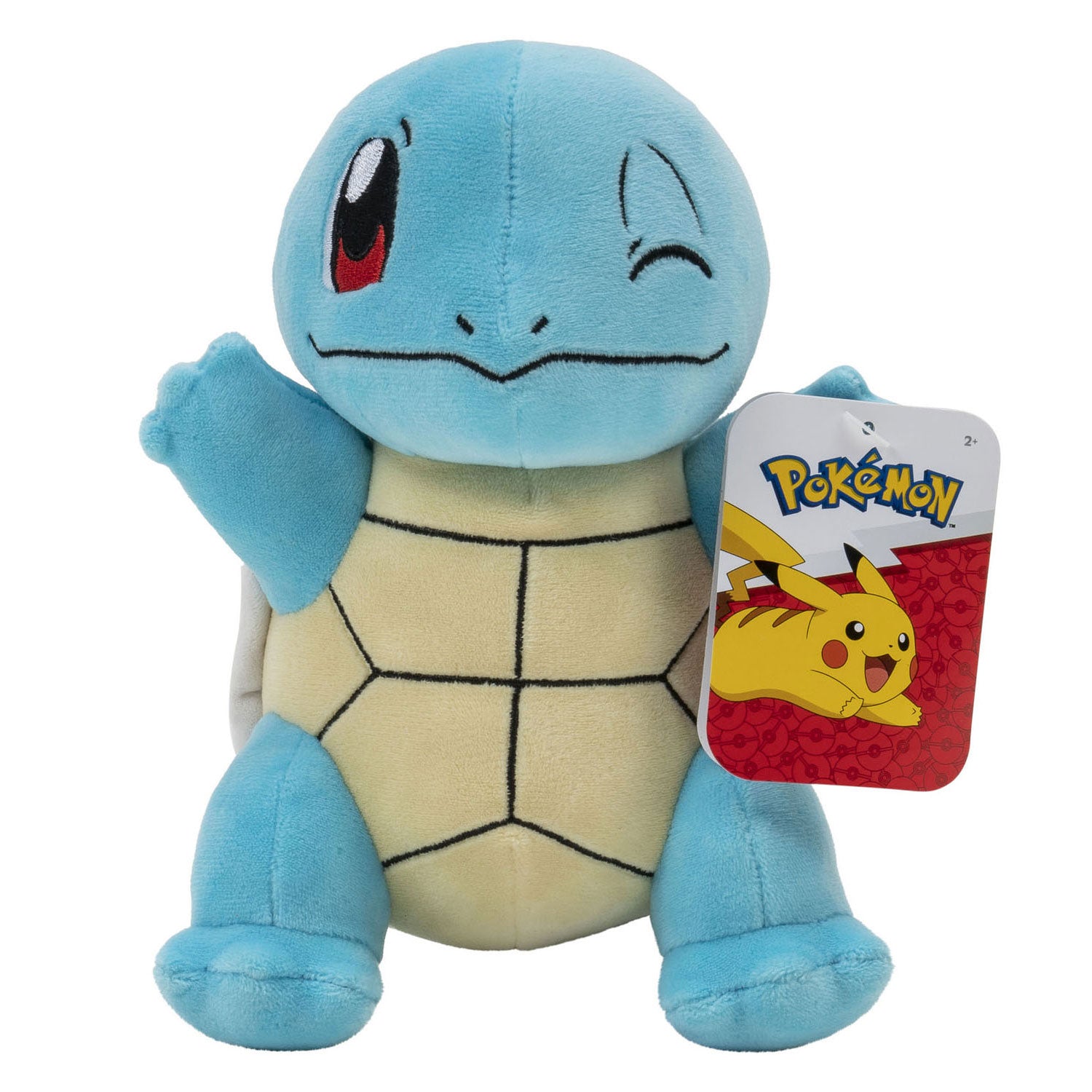 Jazwares pokémon knuffel pluche squirtle, 20cm
