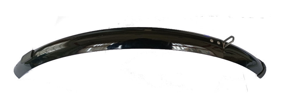 Voorspatbord zwart  28"/48mm breed+stang