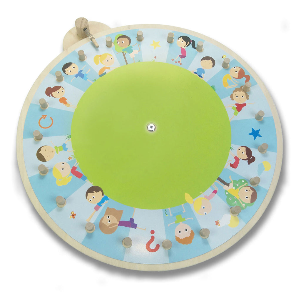 BS Toys Activiteitenrad Hout Kinderspel