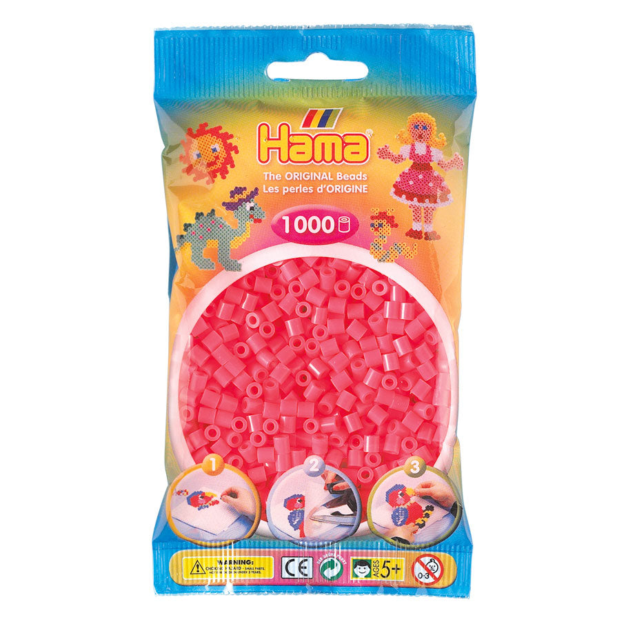 Hama strijkkralen 1000 stuks cerise