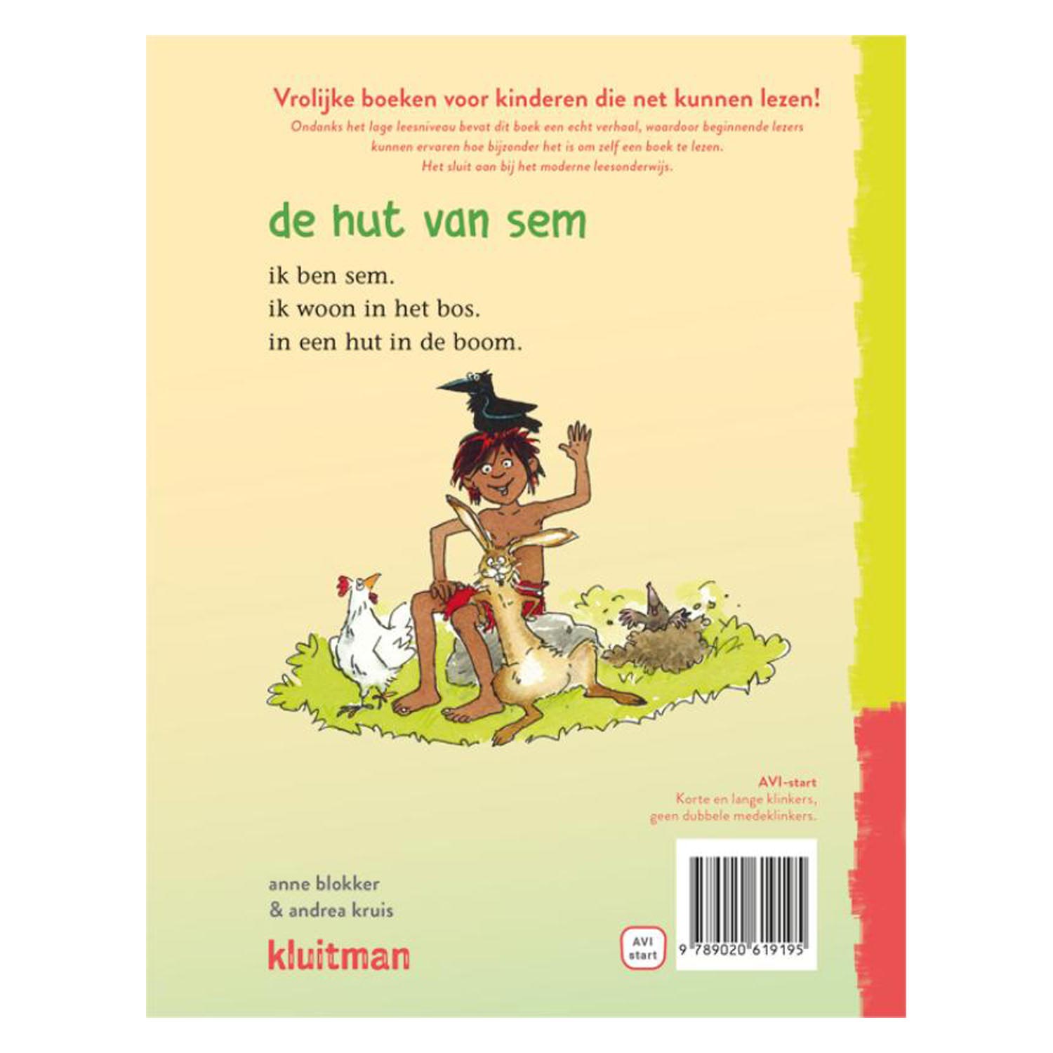 Uitgeverij Kluitman Lees lees lees de hut van sem (AVI-Start)
