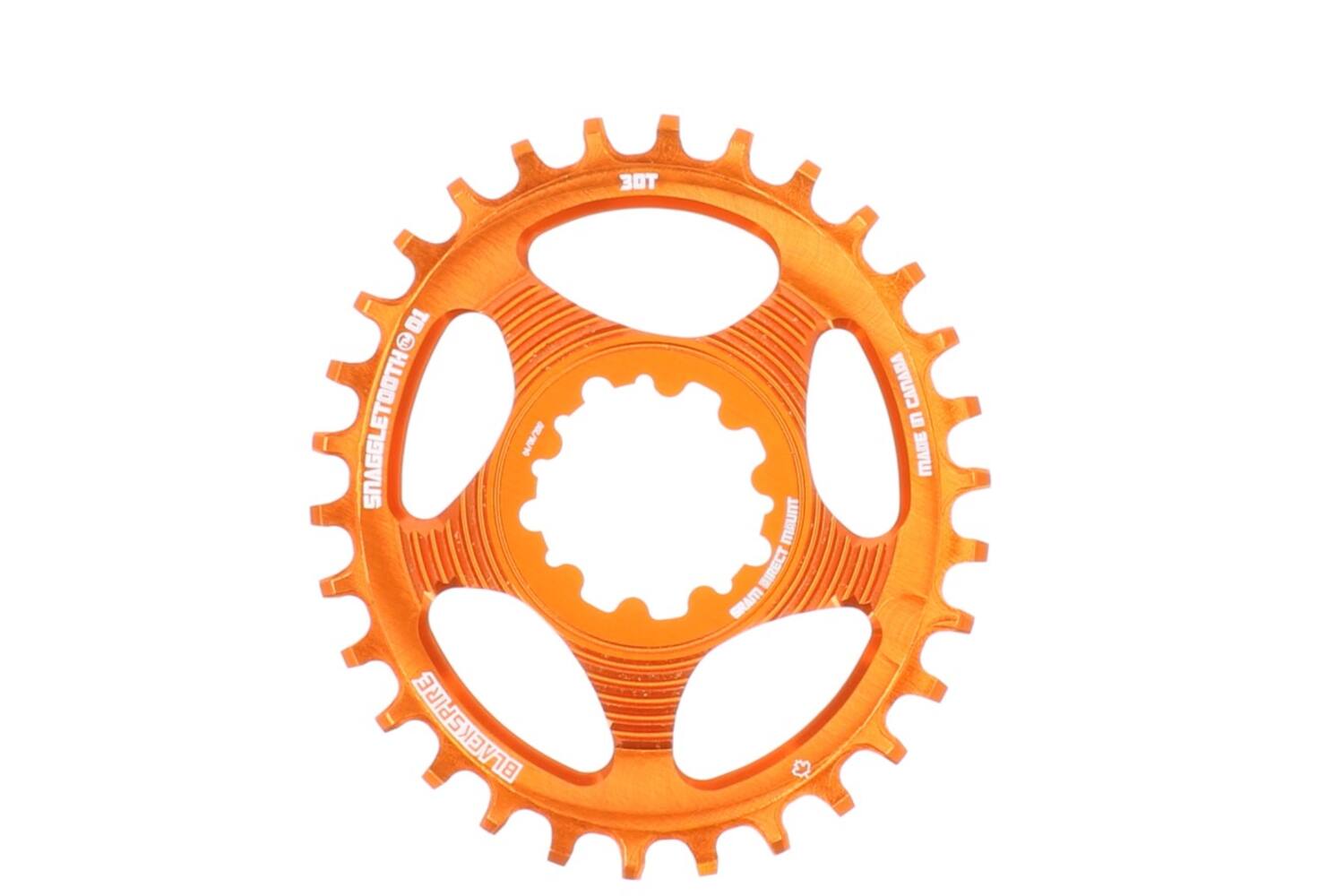 Blackspire - kettingblad snaggletooth oval sram spline 30 6mm offset oranje