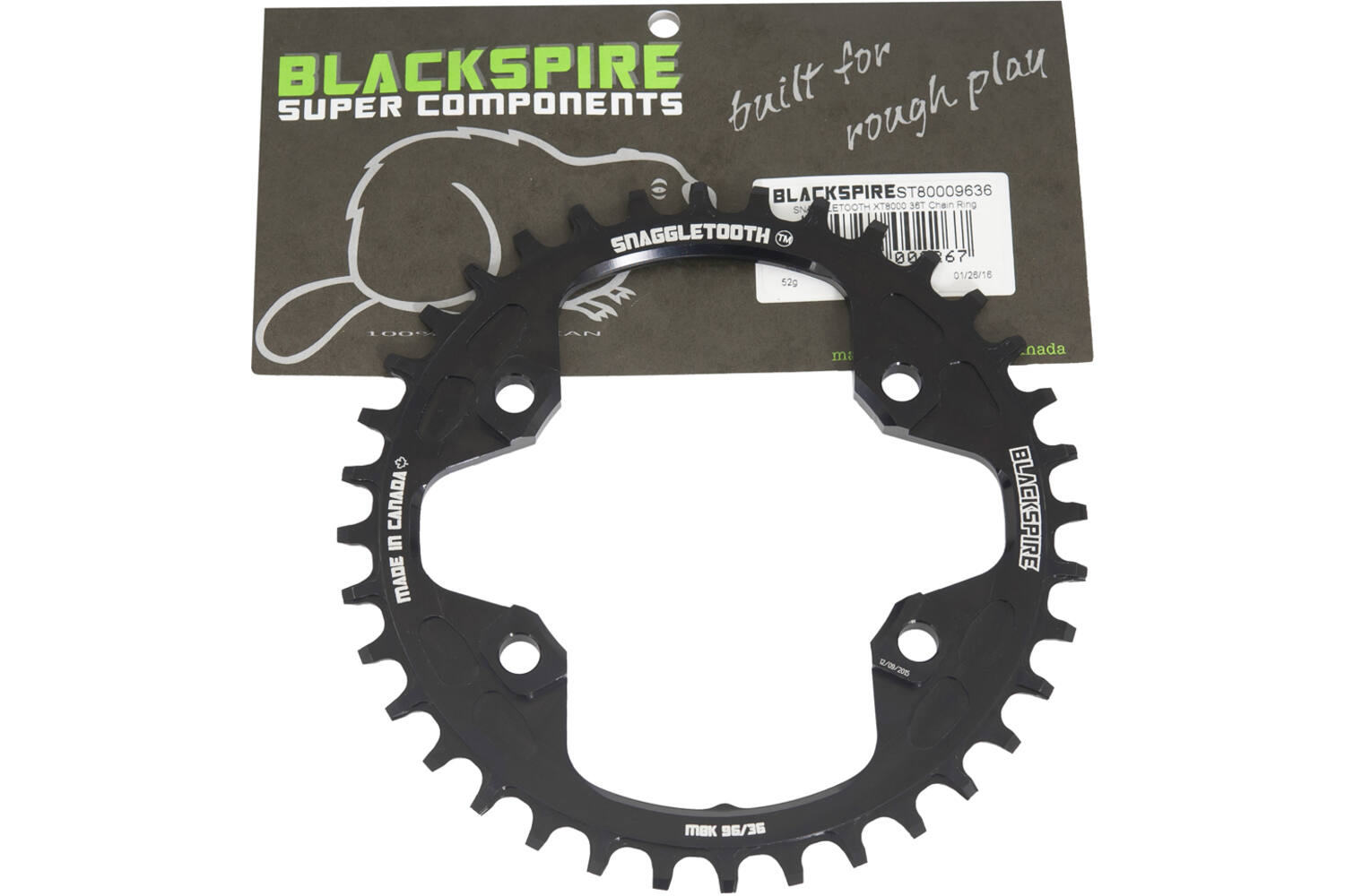 Blackspire Kettingblad snaggletooth xt m8000 96 36