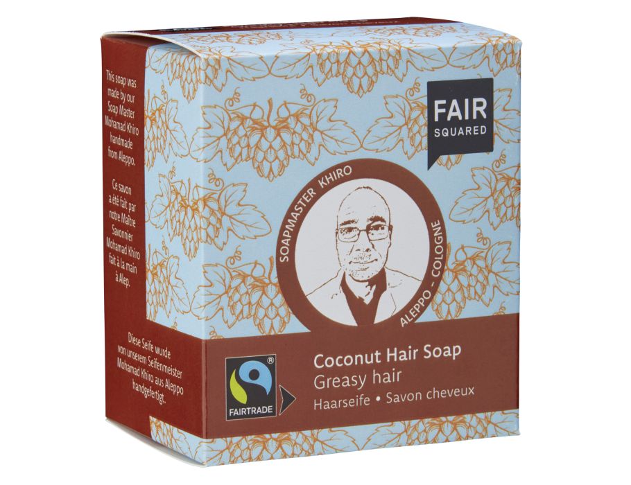 fair squared shampoo blok vet haar 2 stuks - kokos