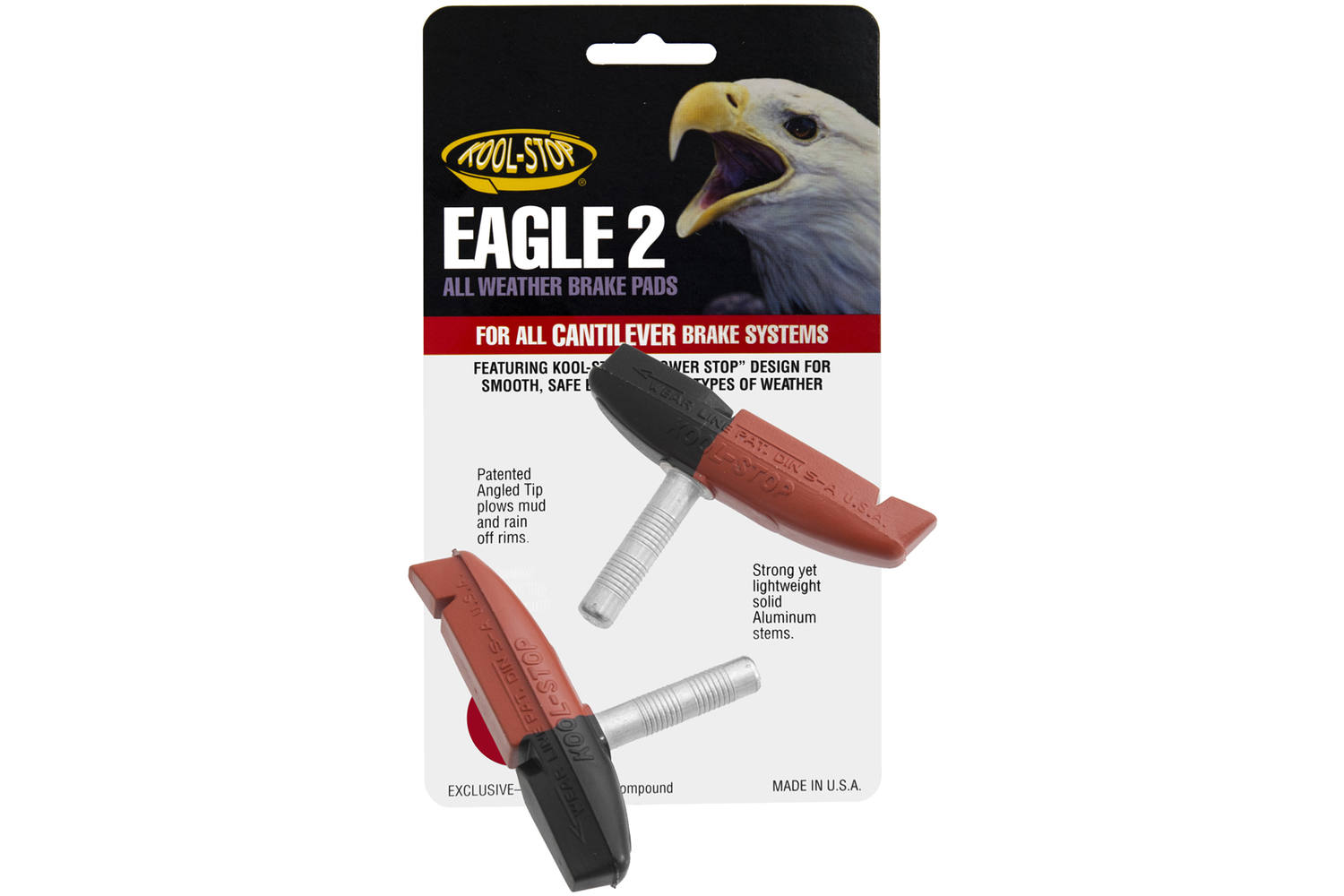 Kool-stop bremsschuh eagle 2 br.shoe kool st.eagle 2 post type dual comp.