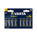 Varta Energy alkaline batterijen AA blister per 8. (hangverpakking)