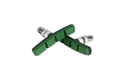 Qt cycle tech remblok e-bike v-brake inbus zw/gr 4 stuks op kaart