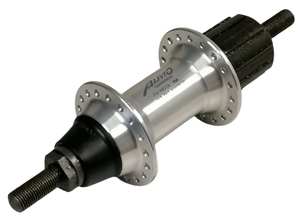 shimano fh-mc12 achternaaf 36g aluminium vaste as 7v cassette zilver