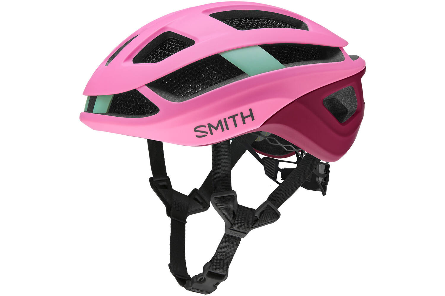 smith trace helm mips matte flamingo merlot