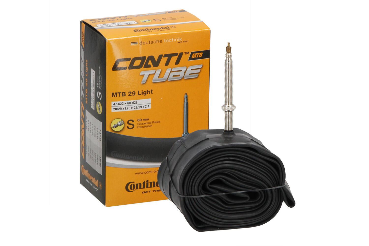 Continental inner tube mtb 28 29 light sv 60mm
