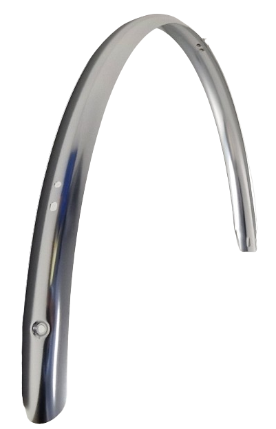 Curana Achterspatbord 28 inch aluminium 38 mm zilver