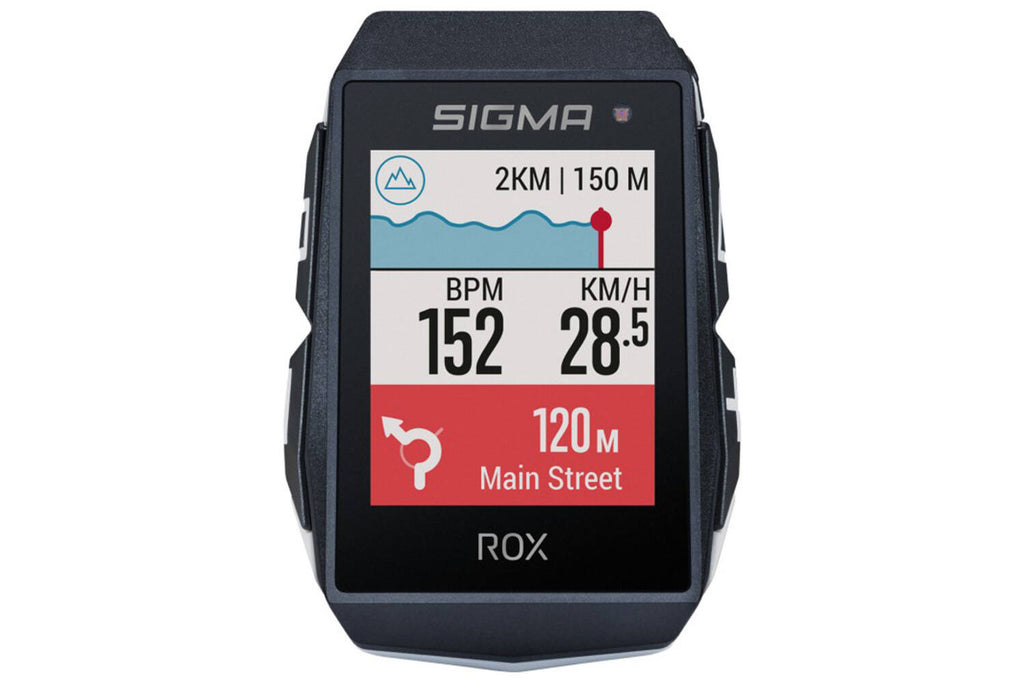 Sigma rox 11.1 evo gps zw wit standaard stuurhouder + usb-c laadkabel