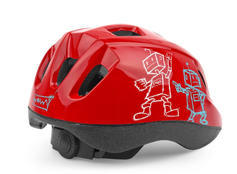Qtcycletech Qt cycle tech kinder helm robot 52-56 cm 0200622