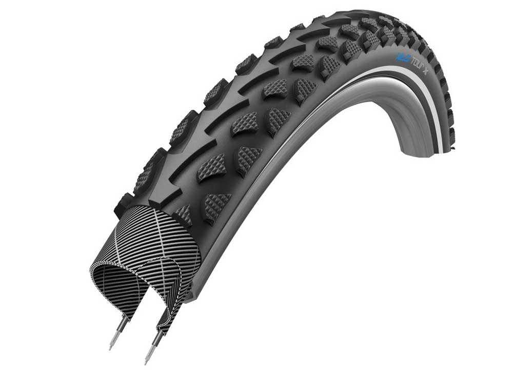 Xlc impac tourx (schwalbe) buitenband 24x2.00 50-507 zwart reflex