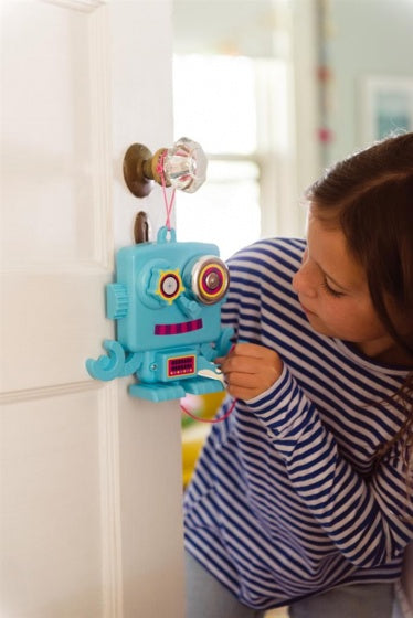 Steam Powered Girls indringersalarm robot 15 cm (Engels)
