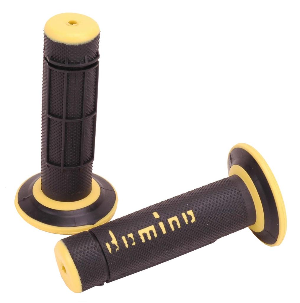 HANDVATEN DOMINO ZWART-GEEL