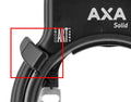 Axa Slotknop Solid zwart