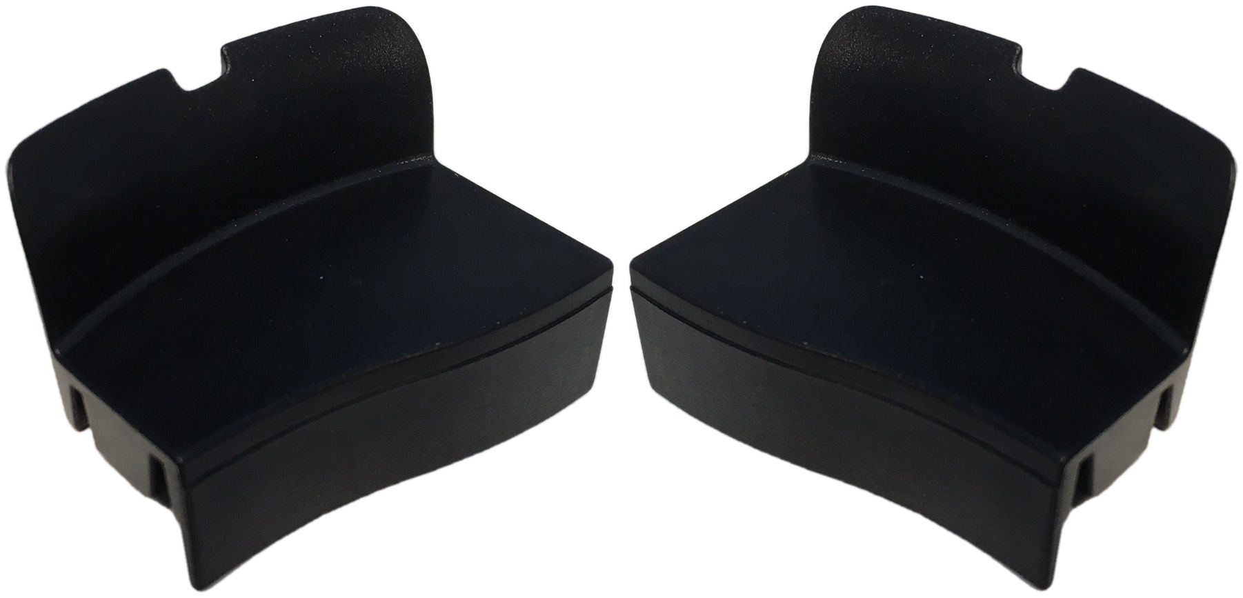 Axa afdekkapjes voor defender - zwart (set)