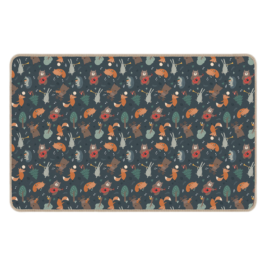 Achoka Baby Speelkleed Bosdieren, 100x150cm