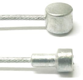 Universele rem binnenkabel Edge 2250 mm - 2 nippels - RVS