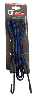 Qtcycletech Triobinder met haken zwart blauw 75cm op kaart