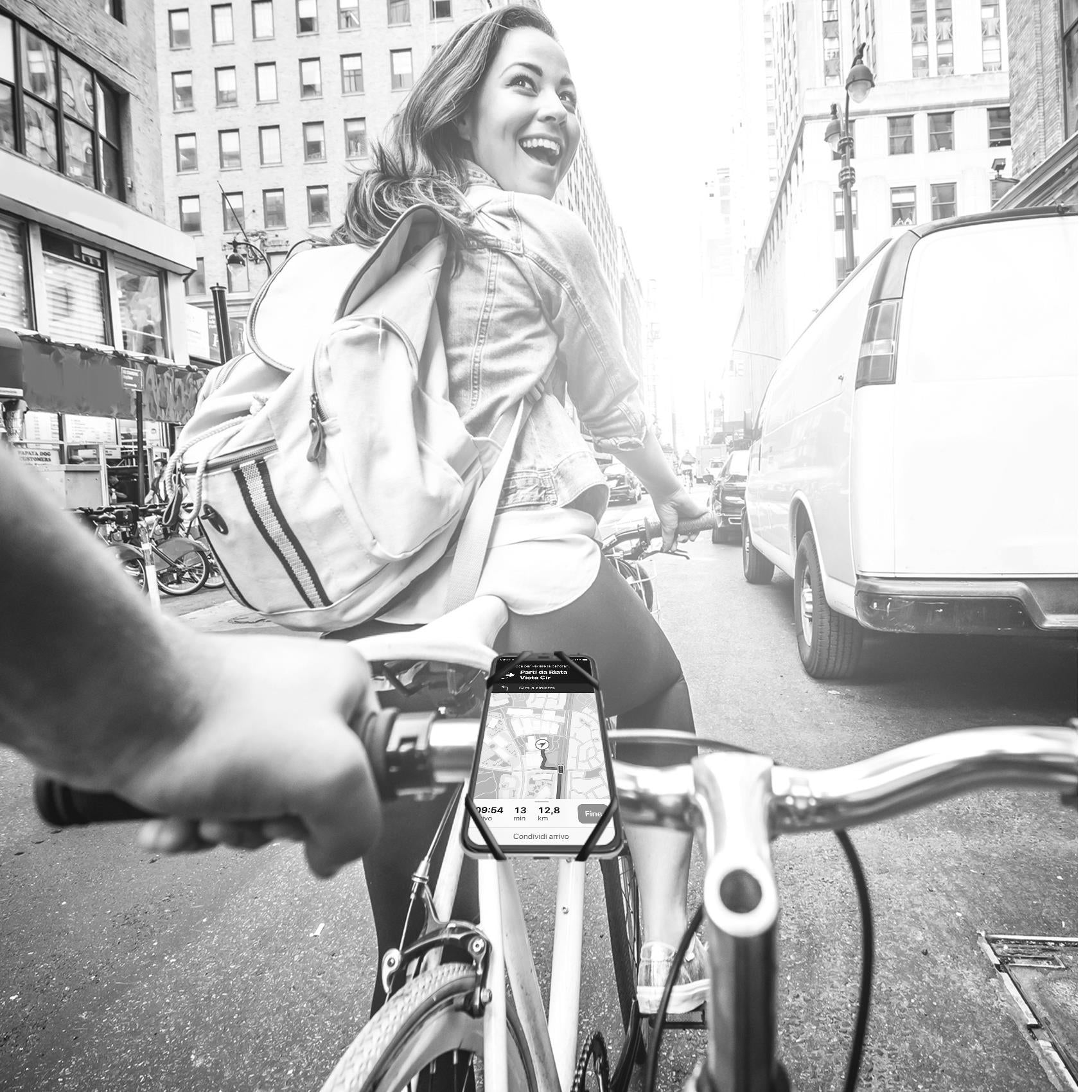 Celly Fietshouder Swipebike grijs