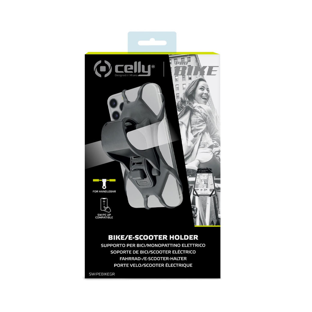 Celly Fietshouder Swipebike grijs