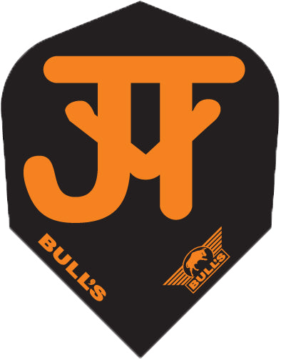 ! Bull's Player 100 JvT Tergouw Black Orange Std.6