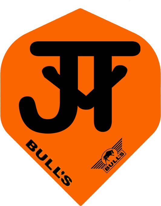 ! Bull's Player 100 JvT Tergouw Orange Black Std.