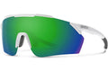Smith - ruckus bril matte white green sol-x mirror