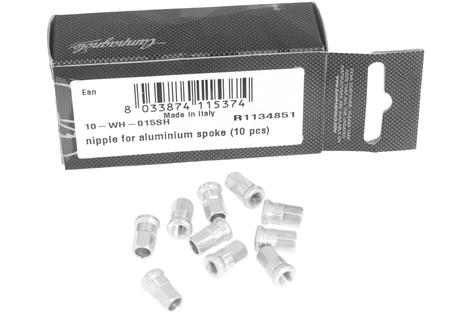 Aluminium nippel 6mm shamal eurus - 10st.