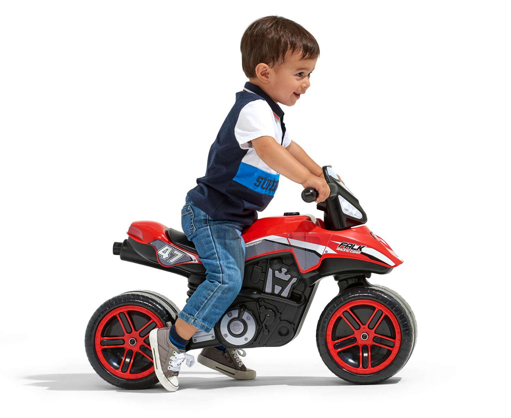 falk racing team moto - unisex - rood - loopfiets