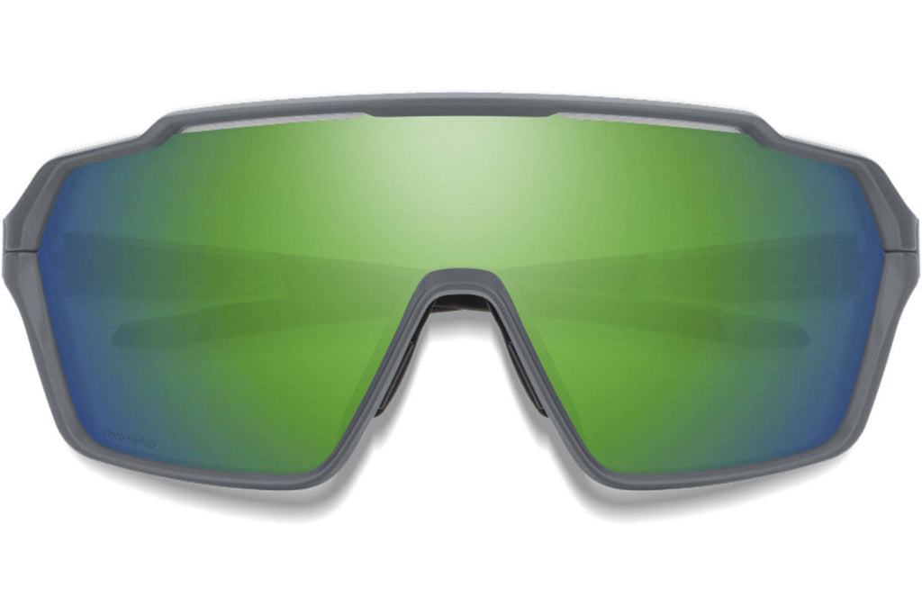 Smith - shift mag bril matte cement chromapop green mirror