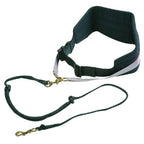 FLAMINGO FLAMINGO Hondenharnas met elastische riem Canicross zwart