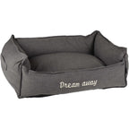 FLAMINGO FLAMINGO Hondenbed met rits Dream Away 90x70 cm grijs