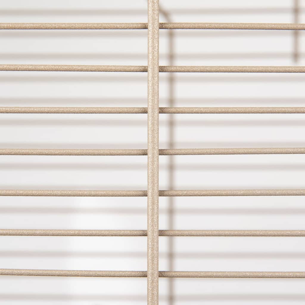 FLAMINGO FLAMINGO Parkietenkooi Numfor 1 51x30x60 cm metallic taupe