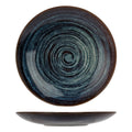 Cosy Trendy Cosy Trendy Dessertbord Atlantis 6 st cirkelpatroon Ø21,5 cm blauw