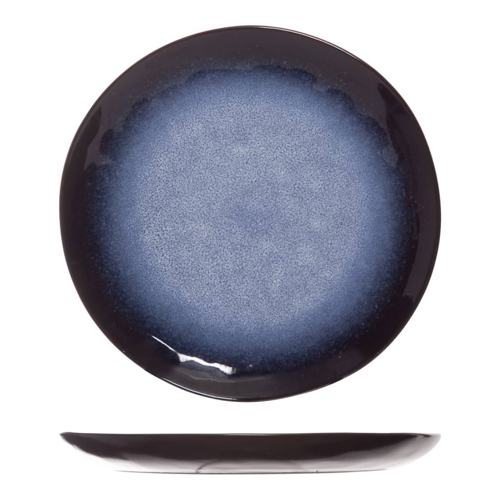 Cosy Trendy Cosy Trendy Dessertbord Sapphire 6 st Ø20 cm saffierblauw