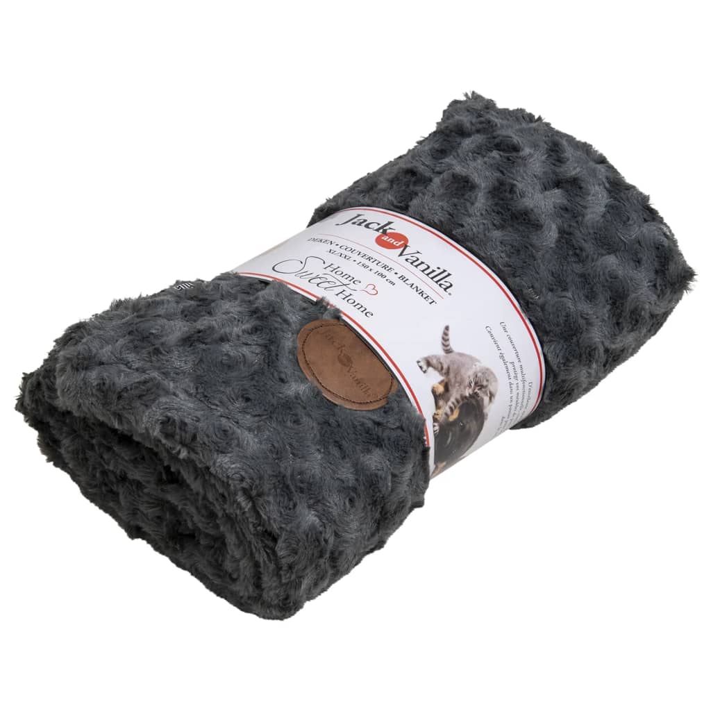Jack and Vanilla Jack and Vanilla Huisdierendeken Coal XL-XXL 150x100 cm