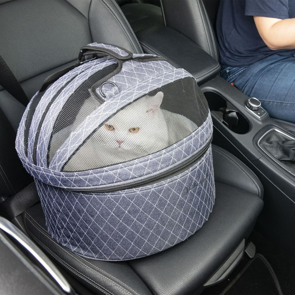 Jack and Vanilla Jack and Vanilla Reismand Bizou 40x40x34 cm grijs