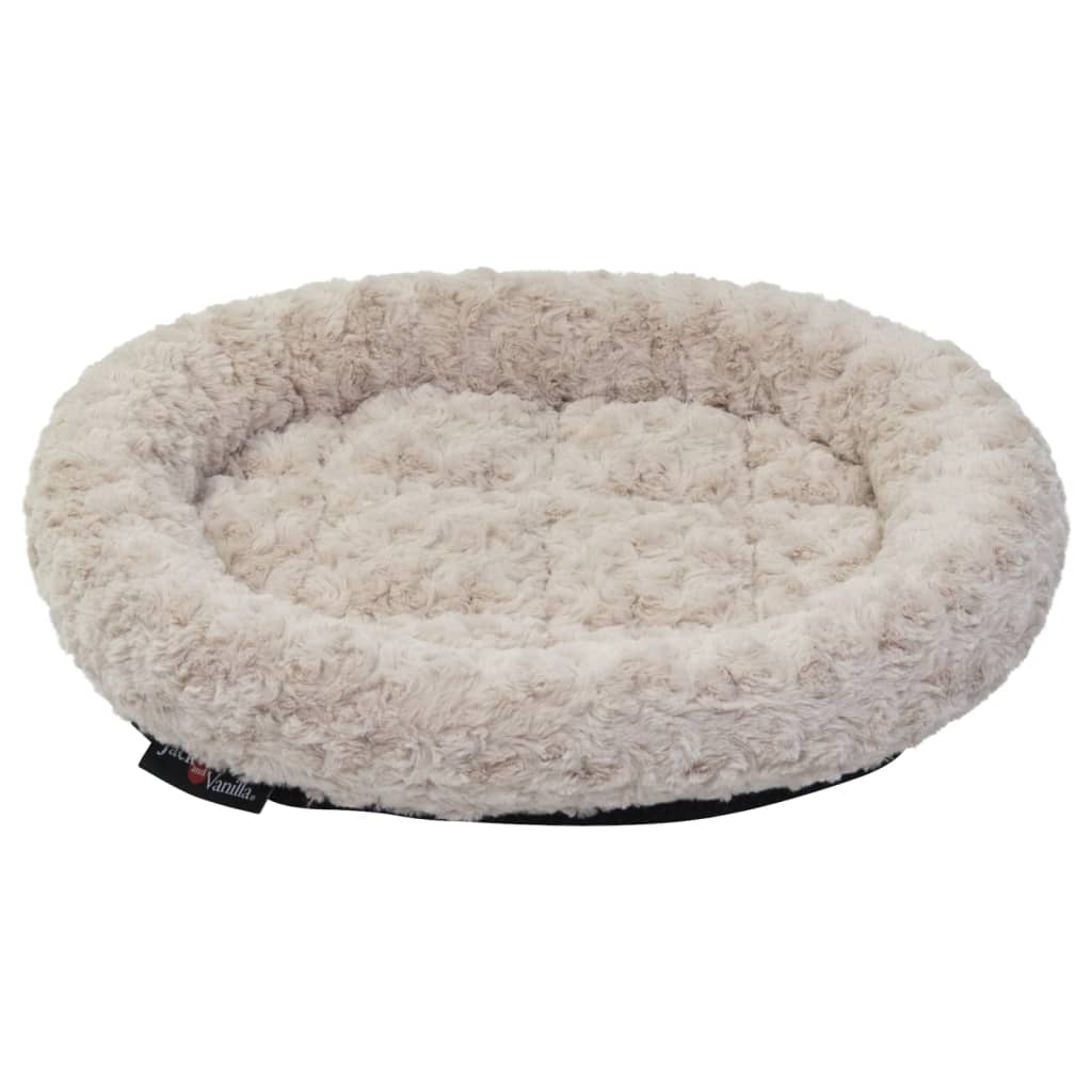 Jack and Vanilla Jack and Vanilla Huisdierenmand Softy XS 45x40x7 cm rosette beige